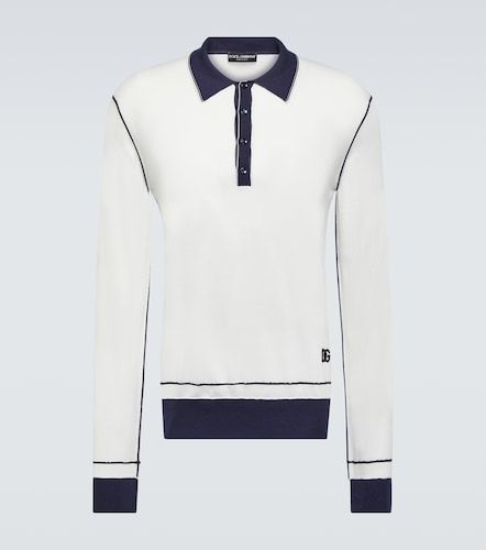 Dolce&Gabbana Pull polo en soie - Dolce&Gabbana - Modalova