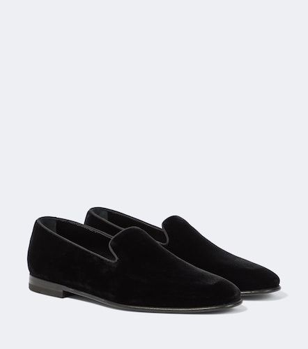 Mocassins Mario en velours - Manolo Blahnik - Modalova