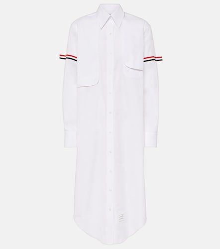 Robe chemise RWB en coton à rayures - Thom Browne - Modalova