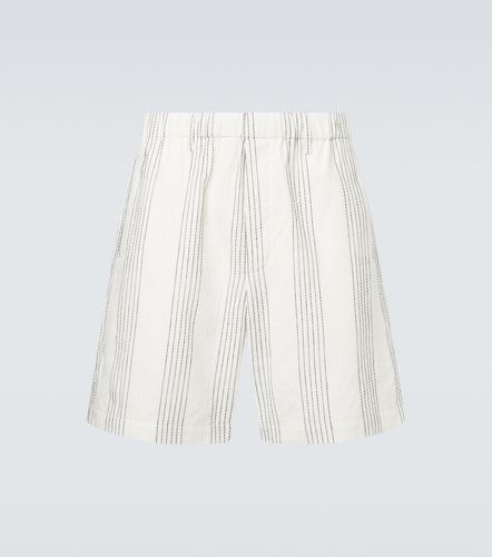 Bermuda Textured Striped en coton - Commas - Modalova