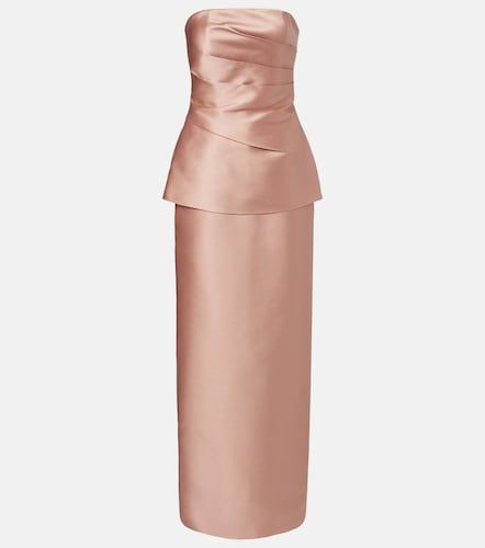 Robe longue Lucille en satin - Solace London - Modalova