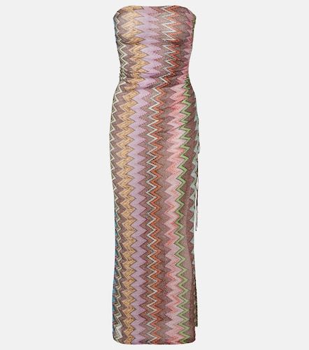 Missoni Robe longue Zigzag en lamé - Missoni - Modalova