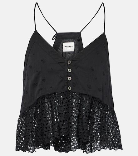 Top Sogane à basque et broderies - Marant Etoile - Modalova