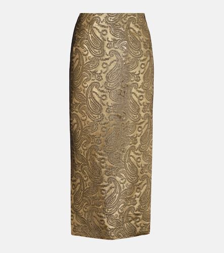 Etro Jupe midi en brocart - Etro - Modalova