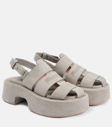 Sandales à plateforme en cuir - JW Anderson - Modalova