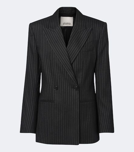 Blazer Ranya en laine mélangée à rayures - Isabel Marant - Modalova