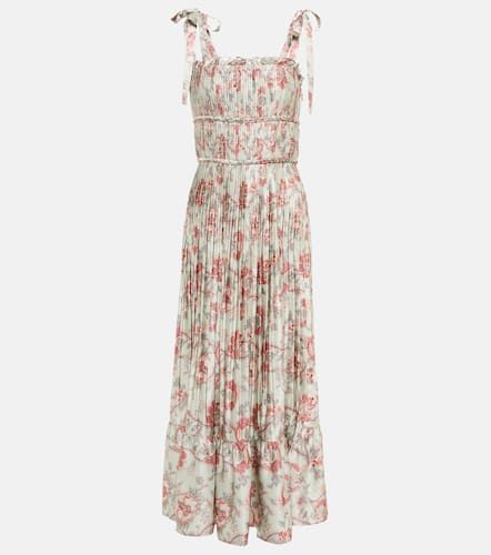Robe longue plissée à motif cachemire - Polo Ralph Lauren - Modalova