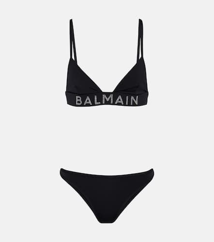 Balmain Bikini à ornements et logo - Balmain - Modalova