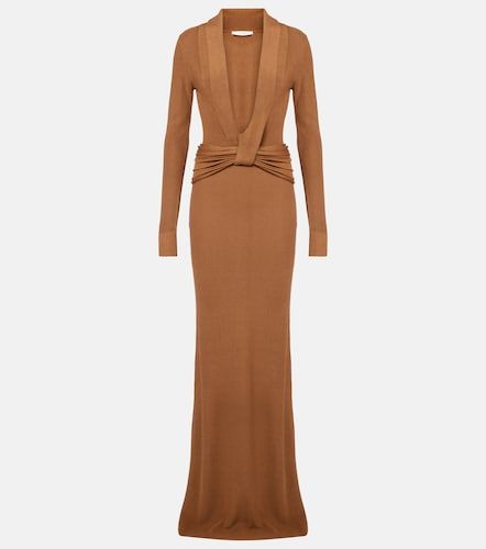 Robe longue Aure en soie mélangée - Aya Muse - Modalova