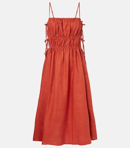 Asceno Robe midi Eze en lin - Asceno - Modalova