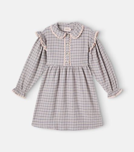 Robe Alissa en coton à carreaux - Wheat - Modalova