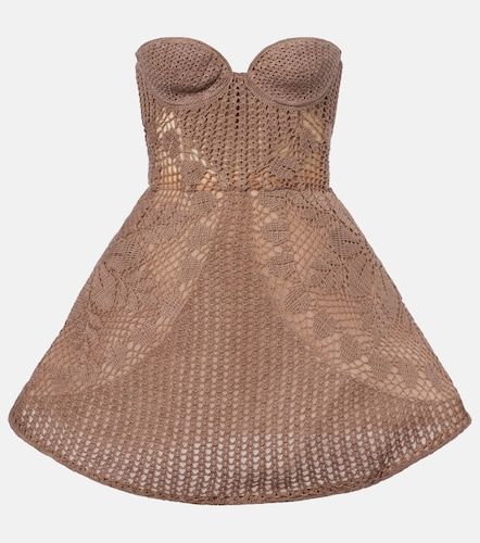 Robe bustier en crochet de coton - Magda Butrym - Modalova