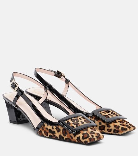 Escarpins Belle Vivier 45 en cuir façon poulain - Roger Vivier - Modalova