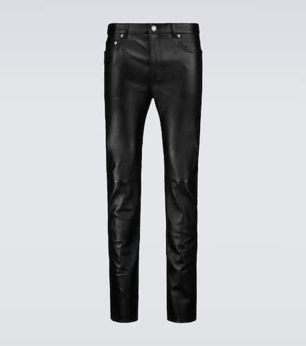 Pantalon skinny en cuir - Saint Laurent - Modalova