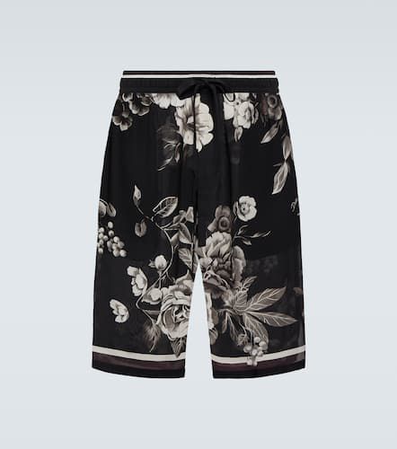 Short imprimé en soie - Dolce&Gabbana - Modalova