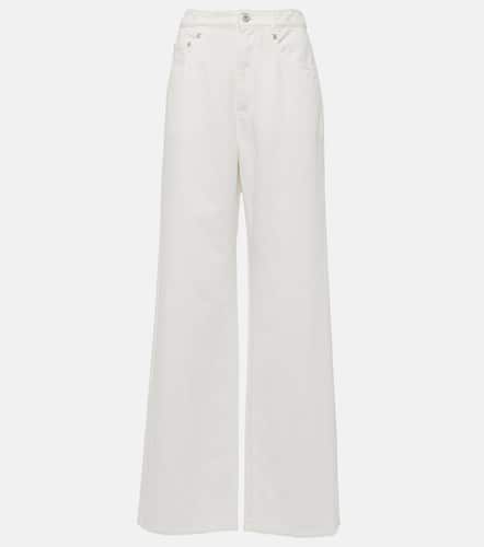 Pantalon ample en coton et lin - Brunello Cucinelli - Modalova