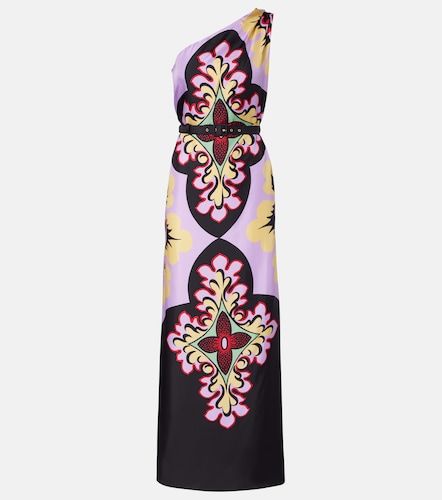 Robe longue Roy imprimée en soie - La DoubleJ - Modalova