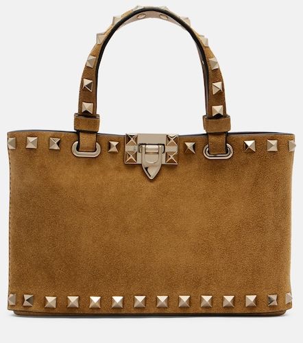 Sac à main Rockstud Mini en daim - Valentino Garavani - Modalova
