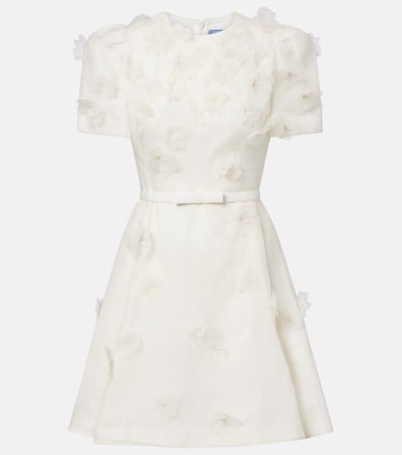 Robe Elyse en lin et soie à appliqués - Leo Lin - Modalova