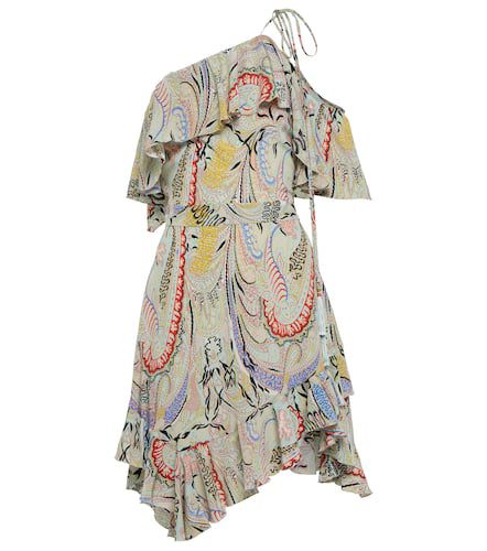 Robe asymétrique imprimée en soie - Etro - Modalova