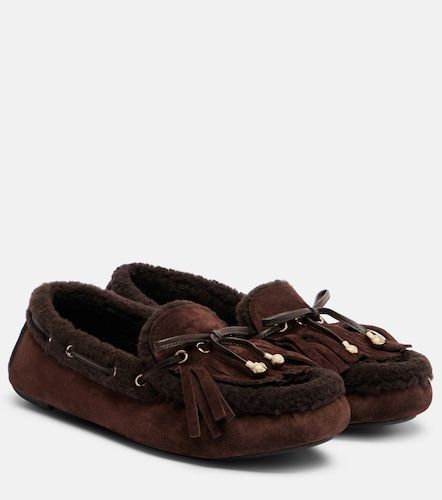 Chaussures bateau Manon en daim - Jimmy Choo - Modalova