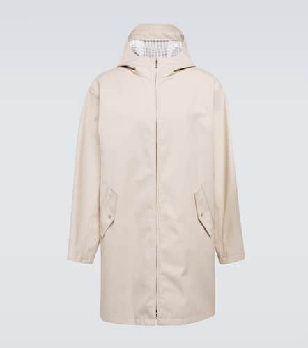 Manteau à capuche en coton imperméable - Thom Browne - Modalova