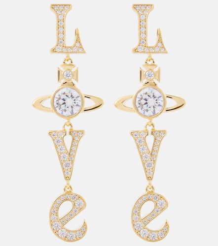 Boucles d’oreilles Roderica à cristaux - Vivienne Westwood - Modalova