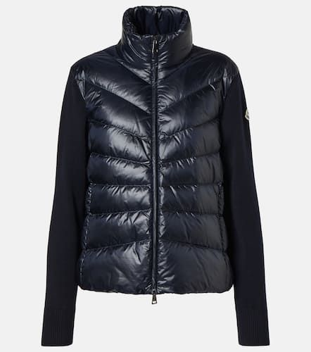 Cardigan matelassé en laine - Moncler - Modalova