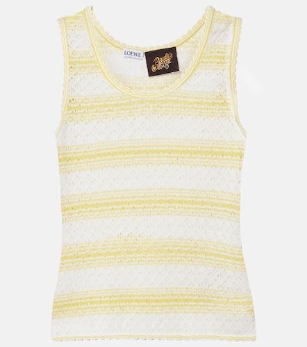 Top Paula's Ibiza en coton mélangé à rayures - Loewe - Modalova