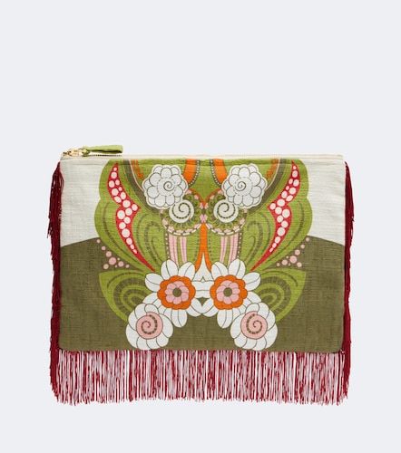 Pochette en toile de coton à franges - La DoubleJ - Modalova