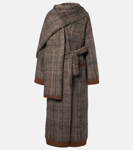 Manteau portefeuille en mohair et laine mélangés - Brunello Cucinelli - Modalova