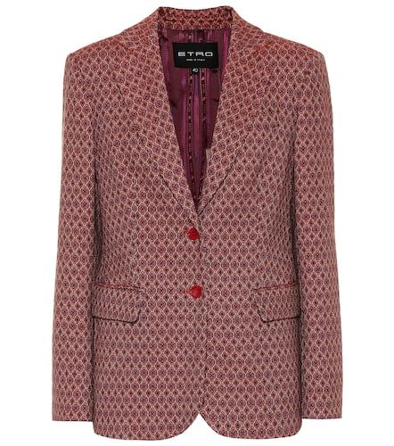 Blazer en jacquard de laine mélangée - Etro - Modalova