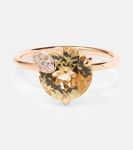 Bague Peekaboo en or rose 18 ct, béryl et diamants - Bucherer Fine Jewellery - Modalova