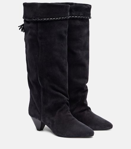 Bottes Elita 55 en daim - Isabel Marant - Modalova
