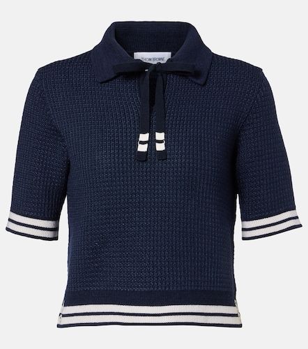 Thom Browne Polo en soie mélangée - Thom Browne - Modalova