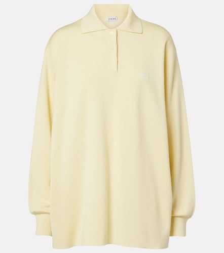 Polo en cachemire et soie mélangés - Loewe - Modalova