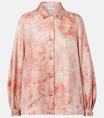 Chemise Crespo imprimée en soie à ornements - Max Mara - Modalova