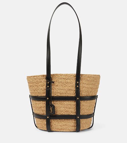 Cabas Panier Medium en raphia - Saint Laurent - Modalova