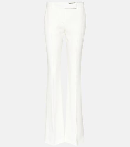 Pantalon évasé de mariée en crêpe - McQueen - Modalova