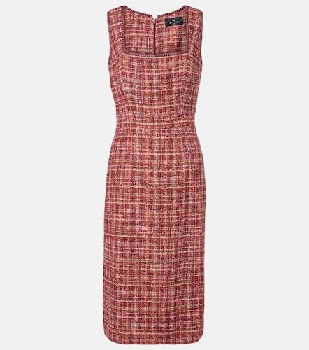 Robe midi en coton et laine mélangée - Etro - Modalova