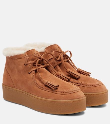 Bottines H681  plateforme en daim - Hogan - Modalova