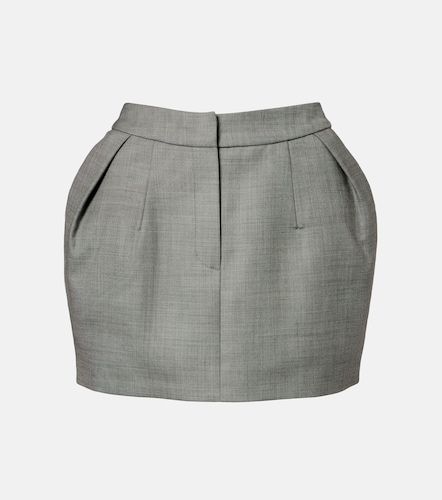 Mini-jupe en laine mélangée - Magda Butrym - Modalova