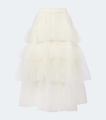 Jupe midi en tulle à volants - Simone Rocha - Modalova