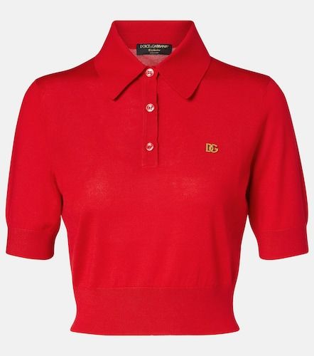 Polo en cachemire et soie - Dolce&Gabbana - Modalova