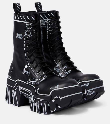 Bottines Bulldozer en cuir - Balenciaga - Modalova