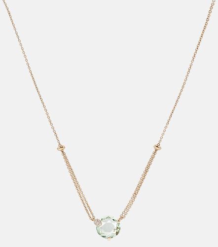 Collier en or rose 18 ct, quartz prase et diamants - Bucherer Fine Jewellery - Modalova