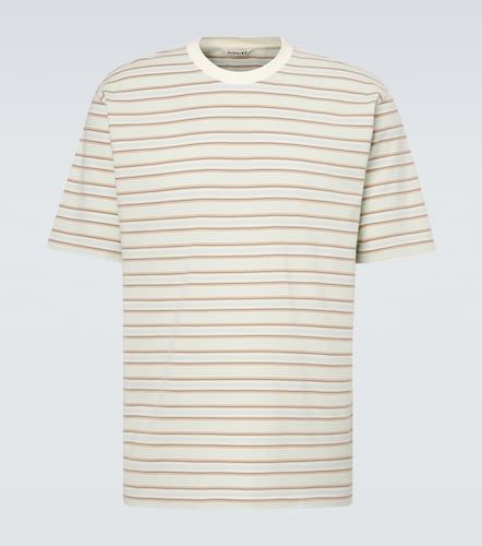 Auralee T-shirt rayé en coton - Auralee - Modalova