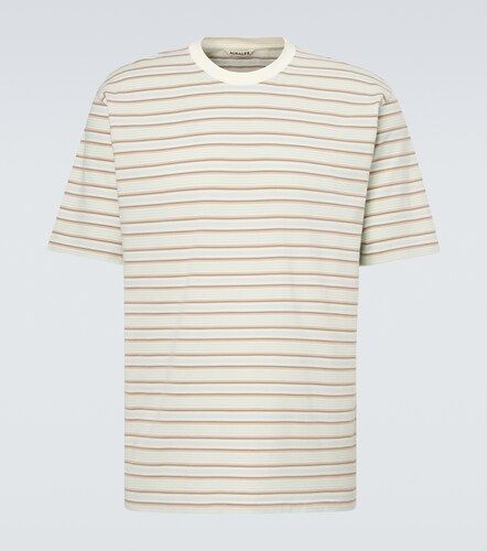 Auralee T-shirt rayé en coton - Auralee - Modalova
