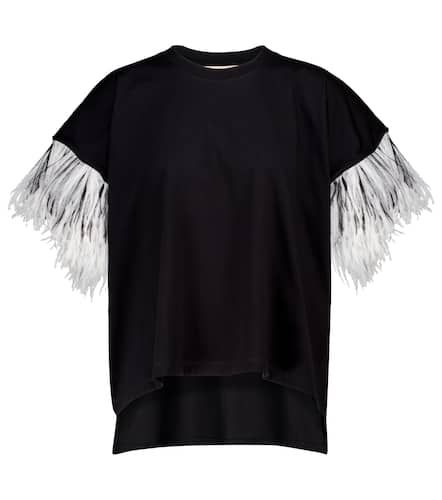 T-shirt en coton à plumes - Christopher Kane - Modalova