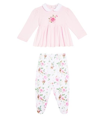 Bébé – Ensemble top et caleçon à fleurs - Monnalisa - Modalova